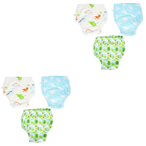 6Pièces Culottes Étanches Enfants Matériau Assortiment
