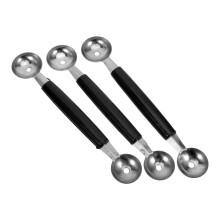 3Pcs Multi-Use Stainless Steel Melon Baller Scoop for Home Kitchen Use