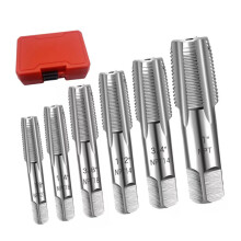 Kompletter Satz mit 6 NPT-Gewindebohrern G1/8 bis G1 Zoll