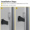 Stable Carbon Steel Universals Side Awnings Brackets-2 sets 7