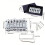 Separated Saddles 6 String Guitar Bridge For Easy Installation 3