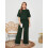 Women's Knit 2-Piece Lounge Set: Short Sleeve Pullover + 4