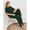 Women's Knit 2-Piece Lounge Set: Short Sleeve Pullover + 5