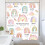 Rainbow Shower Curtain 72x72 in Polyester 4
