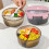 Mikrowellengeeignete Bento-Box mit Besteck, 3 Fächer 4