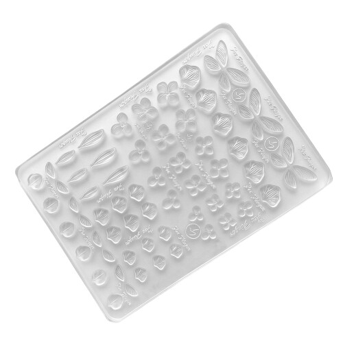 Professional Thin Silicone Mold for 3D Relief Nail Art Butterfly