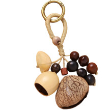 Thoughtful Gift Keychain Comforting Bell Soft Fabric-mountain