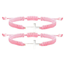 Versatile Adjustable Crosses Woven Bracelet Premium Wristband-2