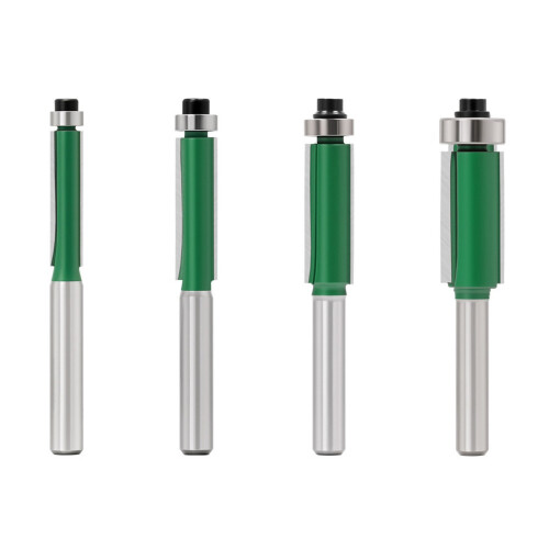 4Pieces 1/4Inch Shank Milling Cutters Suitable-Trimming cutter