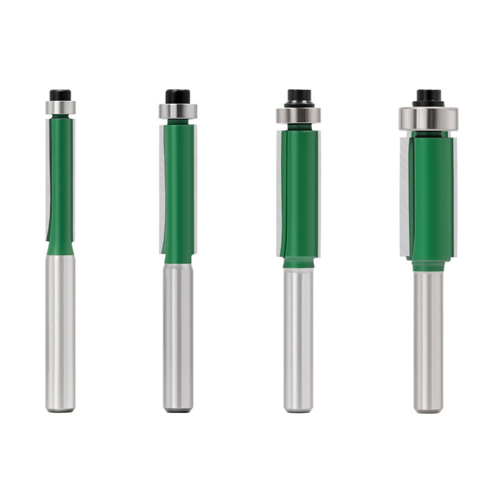 4Pieces 1/4Inch Shank Milling Cutters Suitable-Trimming Cutter 7754004299184