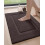 Tapete antiderrapante para banheiro, marrom, 91 x 61 cm (36 x 24 polegadas) 1