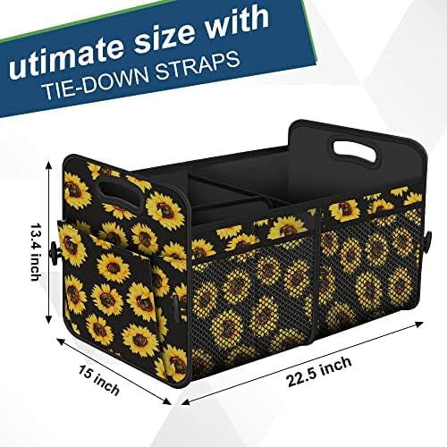 72L Waterproof Collapsible Car Trunk Organizer 2