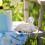 Resin Mini Sheep Figurine 12cm White Decor 2