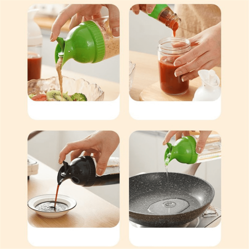 Salatdressing-Shakerflasche mit Messmarkierungen 2