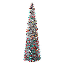 6ft Pop-Up Christmas Tree Multicolor Foldable