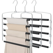 Byxgalgar Platsbesparande Svarta 3-pack