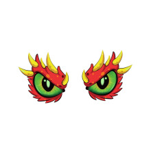 Halloween Spooky Face Decoration Plastic Outdoor Wall Door