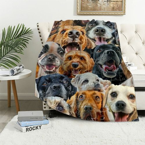 Κουβέρτα Pomeranian Fleece – Μαλακή Φανελένια Κουβέρτα, 100130