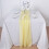 Chiffon Table Runner 72 x 21.6 in Yellow 1