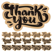 Elegant Mini Thank You Cards 150 pcs