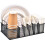 7-Compartment Metal Utensil Caddy with Handles 1