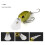Durability Plastic Fishing Baits Slow Sink-D silver gray black 4