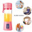 Portable USB Rechargeable Handheld Blender with 6 Blades 6