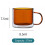 Double-Walled Glass Coffee Mug 9oz 2