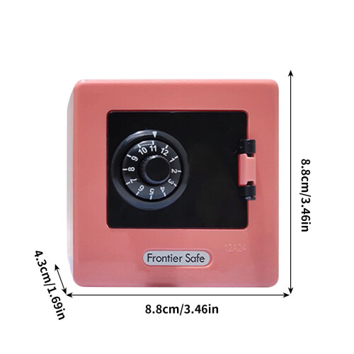 Combination Lock Money Storage Box Secure Cash Safe Double 1