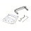 6 Saddles Bridge and Stabilizer Plate Guitar Bridge Upgrade Set 7