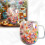 Double-Layer Glass Cup with Real Flowers, 350ml 4