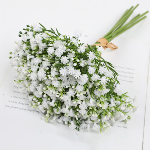 Artificial Baby's Breath Stems White 7-Pack 1