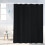 Black Waterproof Polka Dot Shower Curtain 152x183cm 5