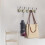 Metal Wall Coat Hook Rack with 5 Hooks 5
