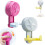 Double-Head Suction Cup Hook, Rose Red or Sky Blue 3