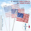 5 ft Stainless Steel Spinning Flagpole for 3x5 ft Flags 2