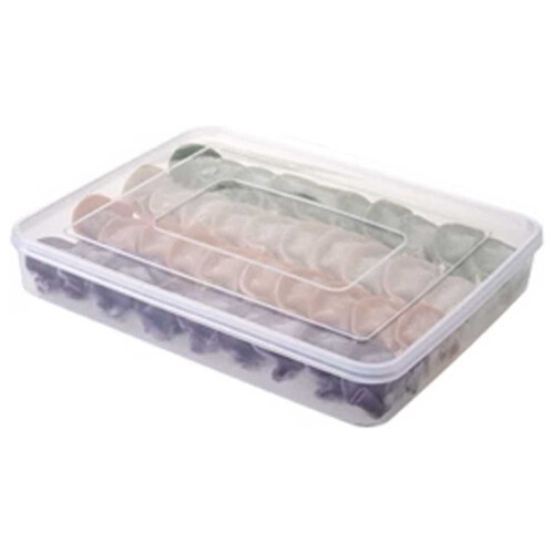 Stackable Food Storage Bin with Lid, PP Plastic, 22x27.5x5cm 1