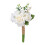 Artificial Champagne Rose Bouquet White 30x17cm 2