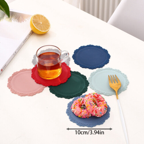 Siliconen placemats/eetonderleggers (4 stuks) 2