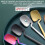 Matte Black 8-Piece Stainless Steel Flatware Set for 2 3