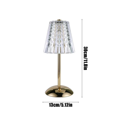 Vintage USB Rechargeable Table Lamp – Touch Dimmable, 3 2