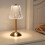 Vintage USB Rechargeable Table Lamp – Touch Dimmable, 3 4
