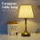 RnemiTe-amo Lampada da comodino con controllo touch e porta USB e 5