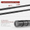 Sapateira expansível de 4 níveis em metal preto, 45-112 cm (18-44 polegadas) 4