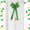 Laço de guirlanda verde com glitter para o Dia de São Patrício, 30 cm (12 polegadas) 3
