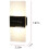 2-Pack Solar Fence Lights, White Acrylic, IP65 Waterproof 3