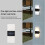 2-Pack Solar Fence Lights, White Acrylic, IP65 Waterproof 5