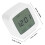 Digital Clock White 1pack 3.3x3.1x1.6in 2
