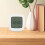 Digital Clock White 1pack 3.3x3.1x1.6in 8