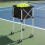 Chariot de tennis pliable peu encombrant avec construction en 2